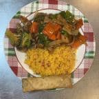 Best 四川牛 Beef Szechuan Style (Combo Platter) in Plattsburgh, NY