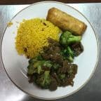 Best 芥兰牛 Beef w. Broccoli (Combo Platter) in Plattsburgh, NY